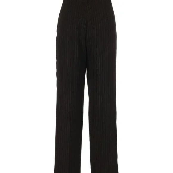 Peck & Peck Collection dress pants women's size 8  black pin stripes - Picture 9 of 11